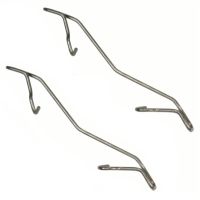 Klämmor för bromsbelägg fram