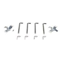 Tillbehörssats för skivbromsbelägg