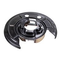 Bromssats förmonterad på ankarplattor till vänster