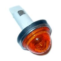 Blinkande ljus på sidan