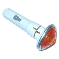 Blinkande ljus på sidan