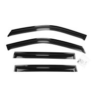 Vindavvisande fönsterrutor set med 4 tonat akrylglas