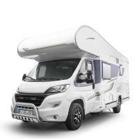 STEELER frontskyddsbygel med plåt inklusive monteringssats polerat rostfritt stål