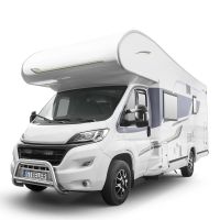 STEELER frontskyddsbygel med tvärbalkar inkl monteringssats, polerat rostfritt stål