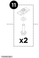 Chassimutter ersättningsdel för Thule VeloSwing