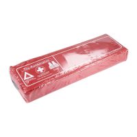 Första hjälpen kit kombination trio set rött med medicinska ansiktsmasker