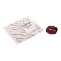 Hjulnavkapsel Panda-logga i djupt körsbärsrött