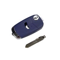 Husnyckel nyckel 1 knapp hopfällbar *blå*