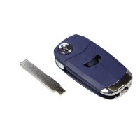 Husnyckel nyckel 1 knapp fällbar *blå*