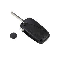 Husnyckel Nyckel 2 Knapp fällbar *Svart*