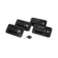 Dörrhandtagssats 4 handtag med nyckel