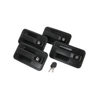 Dörrhandtagssats 4 handtag med nyckel