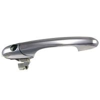 Dörrhandtag krom höger utan cylinder med hål för cylinder