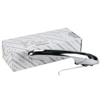 Dörrhandtag krom vänster utan cylinder