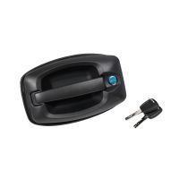 Bakre dörrhandtag med låscylinder