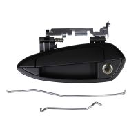 Dörrhandtag vänster plast svart 3-dörrars