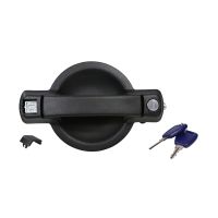 Dörrhandtag / skjutbart höger med lås + nyckel