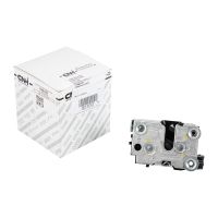 Dörrlås på ytterdörren till vänster