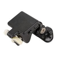 Skjutdörrsrulle, skjutdörrskontroll i mitten