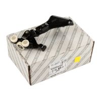 Skjutdörrsgångjärn rullstyrning uppe till höger