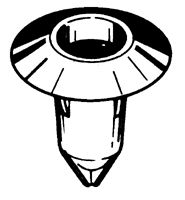 Bussklämma för dörrpanel originalkvalitet gul