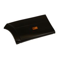 Krockskyddslist till vänster bakom bakaxeln