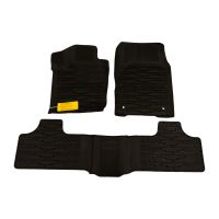 Golvmattsats, gummi, 3 st.