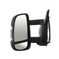 Ytterspegel till vänster elektriskt justerbar temperatursensor 16W medium spegelarm