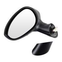 Ytterspegel till vänster, elektriskt justerbar, svart