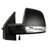 Ytterspegel till vänster, mekanisk, svart med blinkers