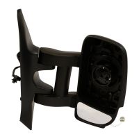 Backspegel till höger, eluppvärmd, fällbar, lång spegelarm 16W
