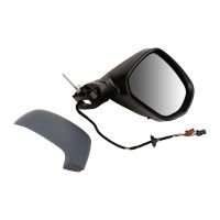 Ytterspegel till höger, konvex, uppvärmningsbar, grundmålad med temperatursensor