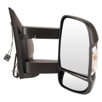 Ytterspegel höger lång arm elektriskt justerbar uppvärmd DAB-antenn 16 W