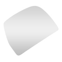 Ytterspegelglas nedtill höger uppvärmd