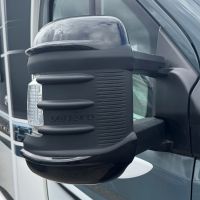 Set med spegelskyddskåpor svarta