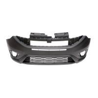 Svart främre stötfångare