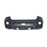 Bakre stötfångare grundad