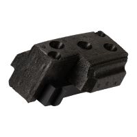 Smörjfilt framför stötfångaren till vänster