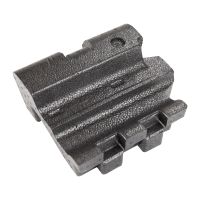 Smörjfilt baktill på stötfångaren till höger