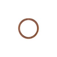 Kopparring oljeavtappningsplugg D1=22 D2=27 H=1,5 mm 7603 A