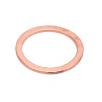 Kopparring oljeavtappningsplugg D1=22 D2=28 H=1,5 mm