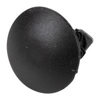 Svart plastplugg för kåpa