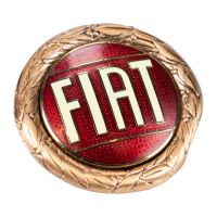 Emblem FIAT rundskruvad brons