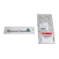 Sportiva bokstäver på klöverblad till höger