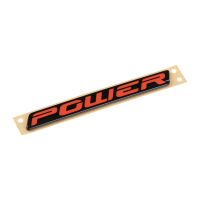 Emblem med texten "Power"