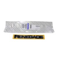 Emblem på sidan av dörren till höger