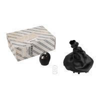 Växelspaksstövel + växelspaksknopp